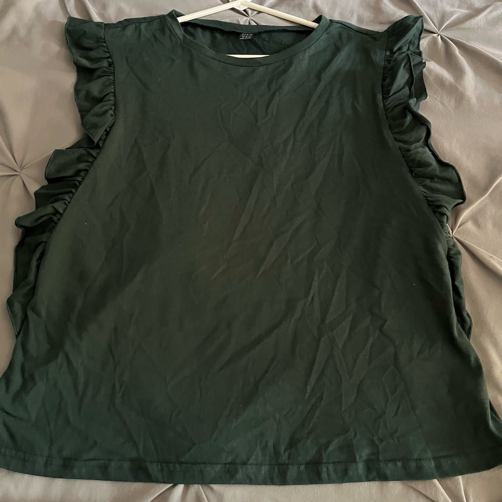 Dress shirt with ruffle sleeves